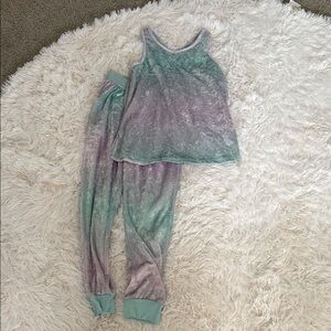 Kids Pajamas in Pastel Tie-Dye